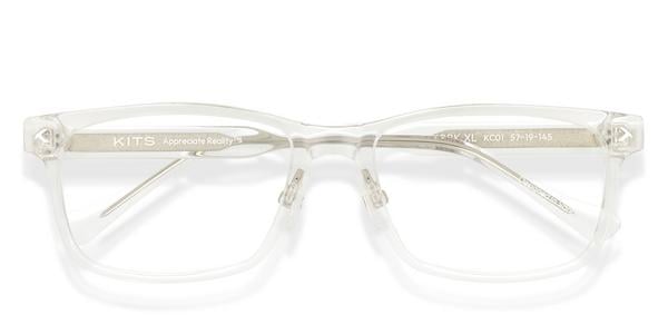 KITS York Comfort Fit - Clear, Acetate, Rectangle frame