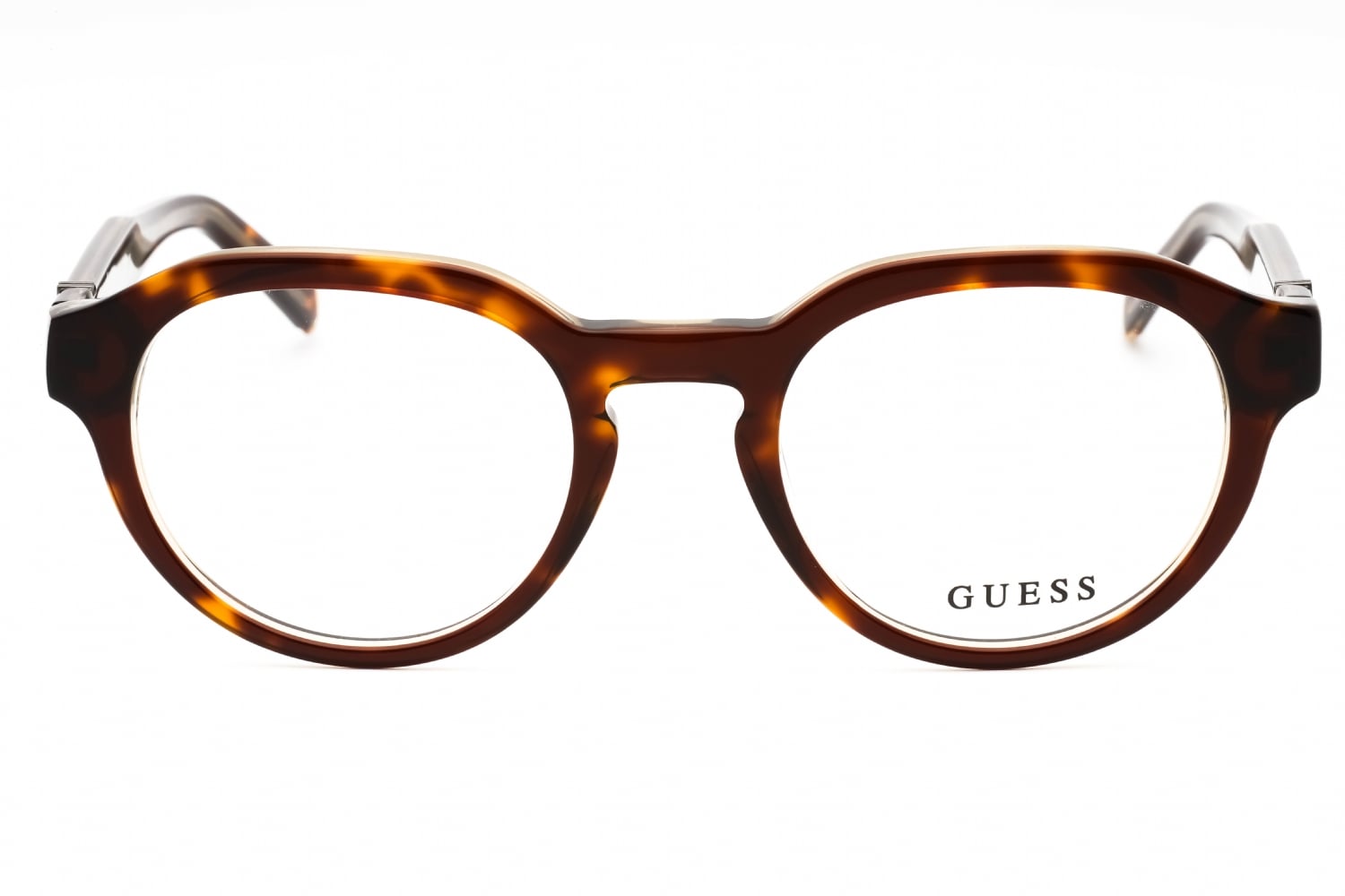 Guess GU50083 - Dark Havana, Acetate, Round frame