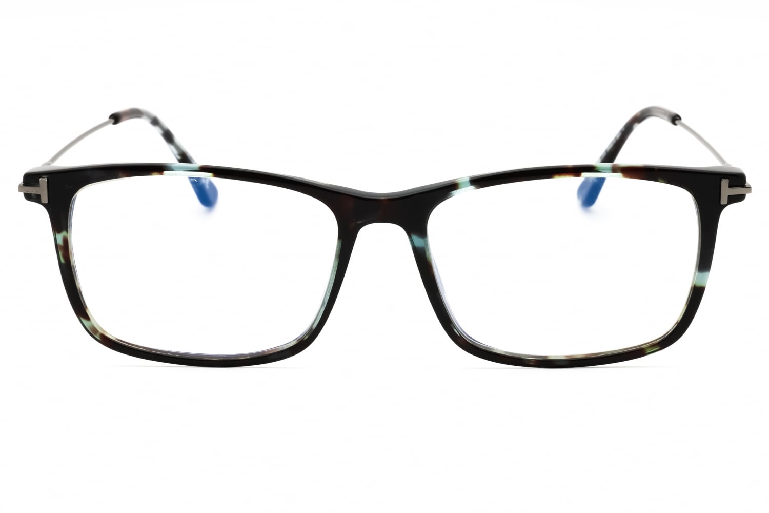 Tom Ford FT5758-B - Colored Havana/clear, Acetate, Rectangle frame