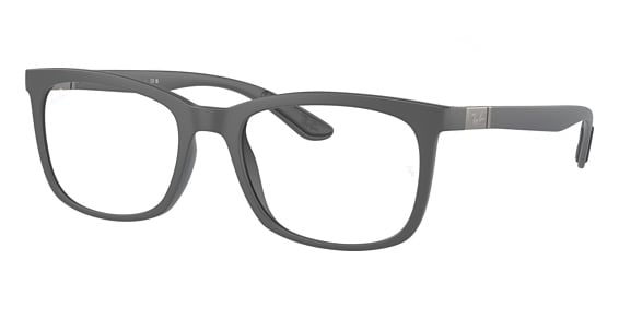 Ray-Ban RX7230 - Sand Grey, Acetate, Rectangle frame