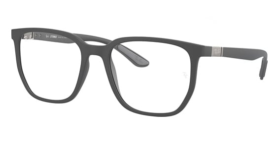 Ray-Ban RX7235 - Sand Gray, Acetate, Rectangle frame
