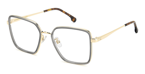 Carrera 3050 - Grey, Stainless Steel, Rectangle frame