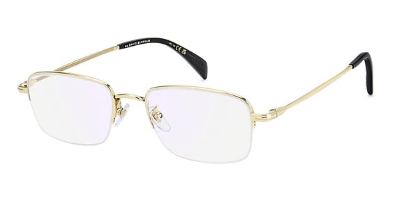 David Beckham DB 1190/F - J5g2y Gold, Metal, Rectangle frame