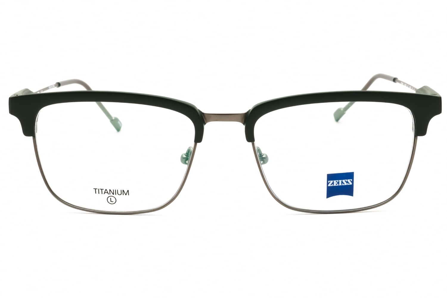 Zeiss ZS24148 - Satin Khaki/dark Ruthenium, Titanium, Rectangle frame