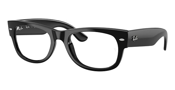 Ray-Ban RX0832VF MEGA WAYFARER II - Black, Plastic, Oval frame