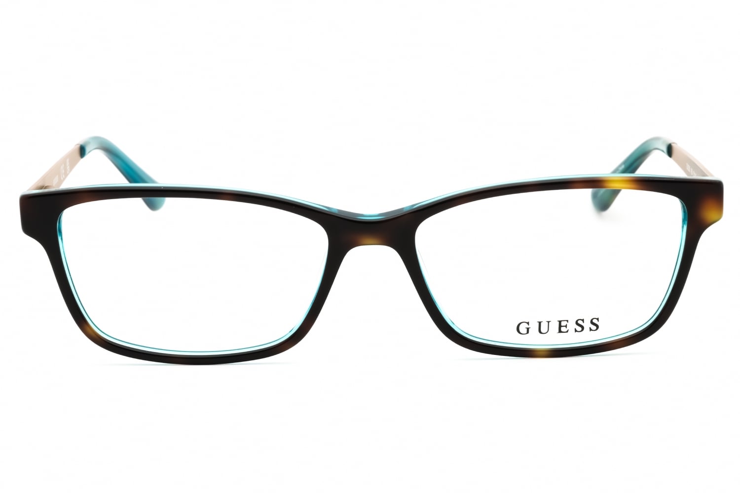 Guess GU2538 - Havana, Acetate, Rectangle frame