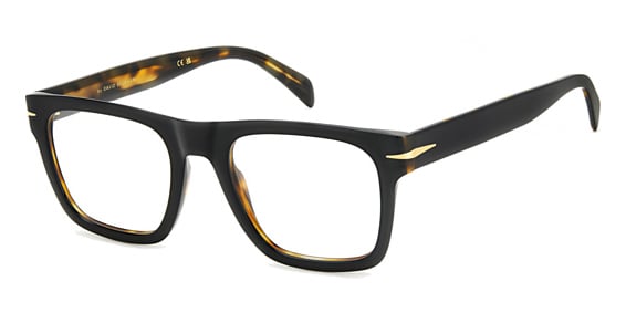 David Beckham DB 7020/FLAT - Blk Havan, Plastic, Rectangle frame