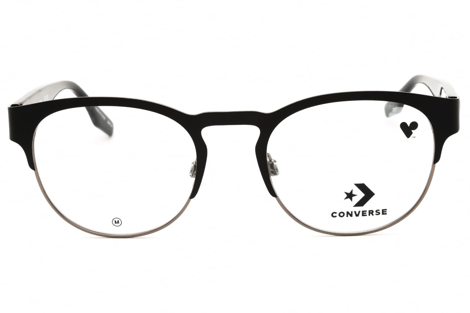 Converse CV3026 - Matte Black/gunmetal, Metal, Round frame