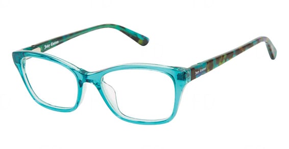Juicy Couture JU 938 - Teal, Acetate, Rectangle frame