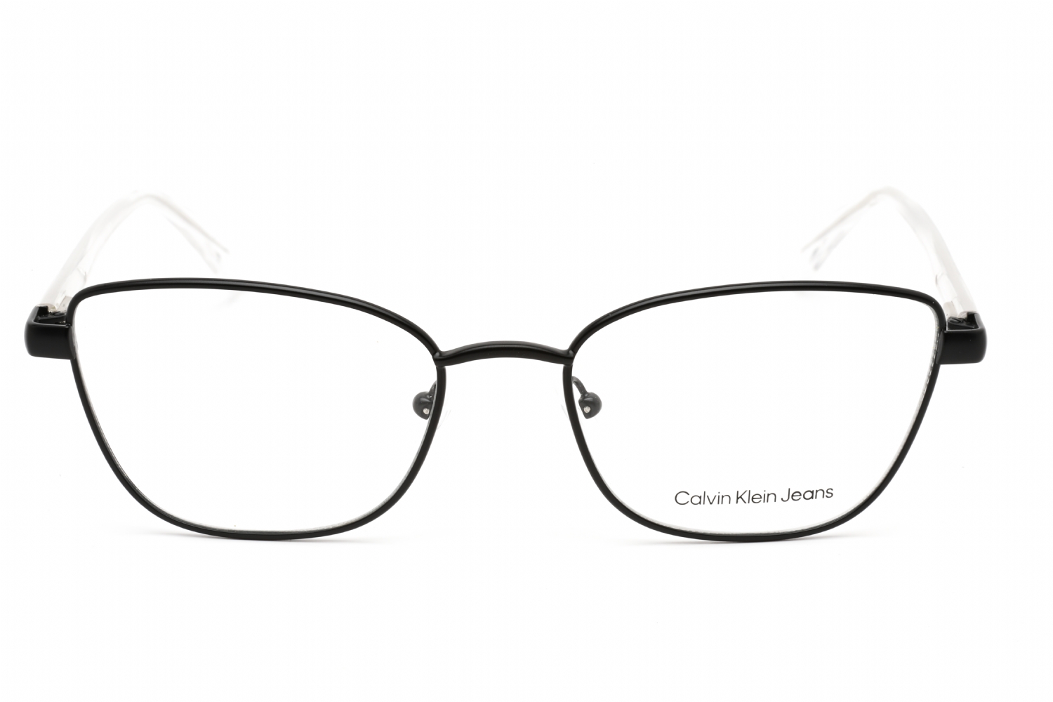 Calvin Klein Jeans CKJ21224 - Matte Black, Metal, Cat Eye frame