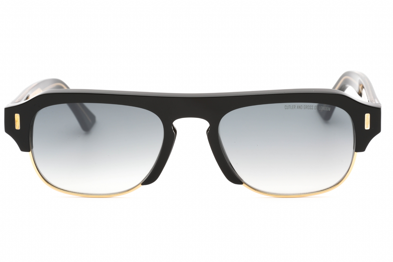 Cutler and Gross CG1353S - Black ON Crystal, Mixed Materials, Oval frame