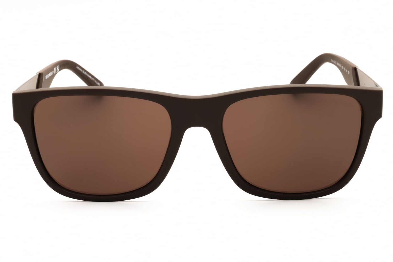 Emporio Armani 0EA4243 - Matte Brown, Acetate, Rectangle frame