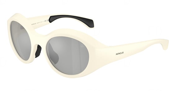 Moncler ME8005 FUTURO - Matte Butter, Acetate, Oval frame
