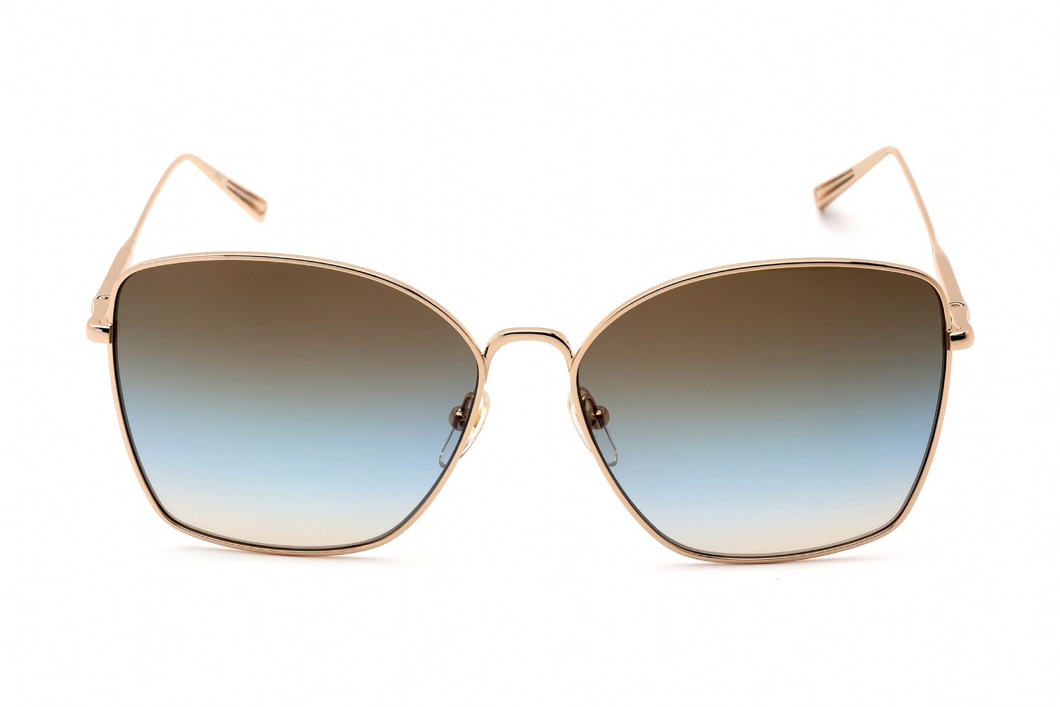 Longchamp LO117S - Gold, Metal, Rectangle frame