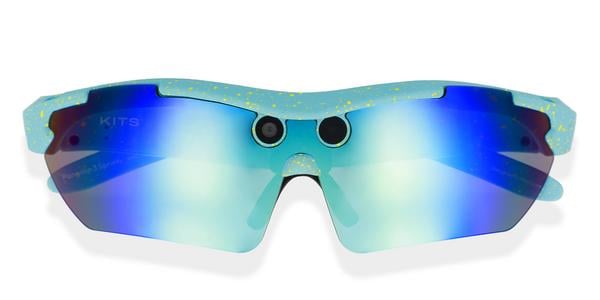 KITS Pangolin 3 Sprint Smart Glasses - Blue / Blue, Plastic, Rectangle frame
