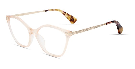 Stuart Weitzman WZN 1047 - Pink, Acetate, Cat Eye frame