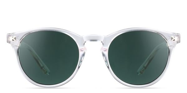 KITS x Vasuma Slussen Kids Sun - Crystal, Acetate, Round frame