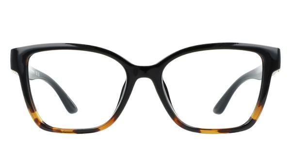 Michael Kors MK4094U Karlie I - Black/Dark Tortoise, Plastic, Rectangle frame