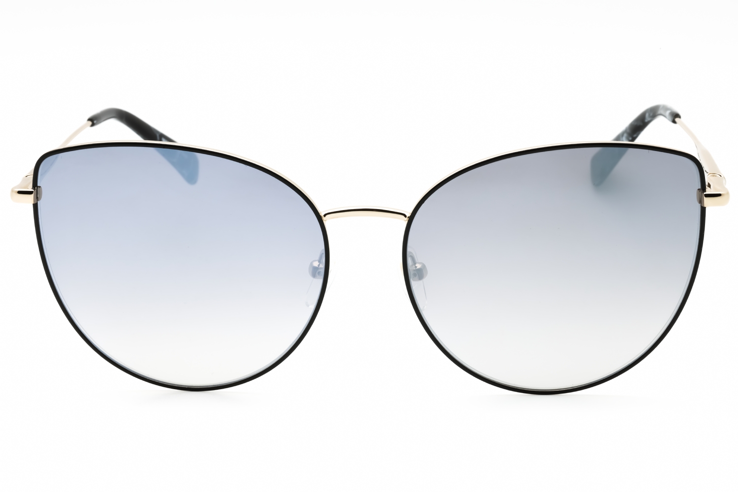 Longchamp LO158S - Gold/black, Metal, Cat Eye frame