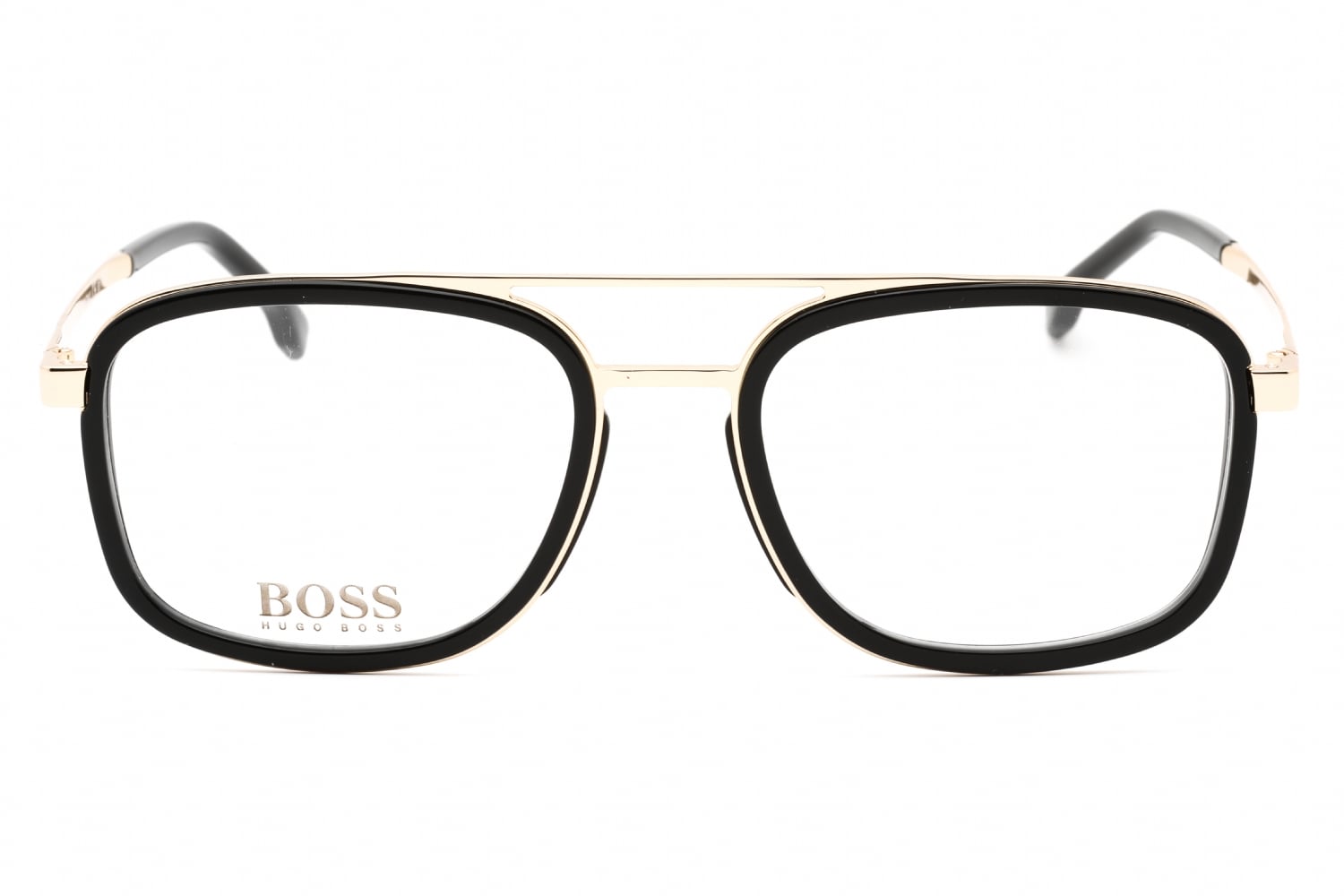 Hugo Boss BOSS 1255 - Black Gold, Metal, Rectangle frame