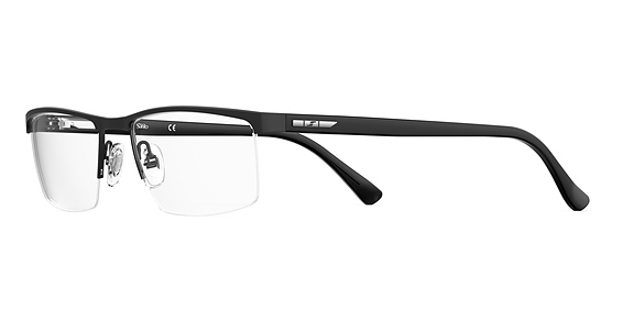 Elasta E 7243 - Matte Black, Stainless Steel, Rectangle frame