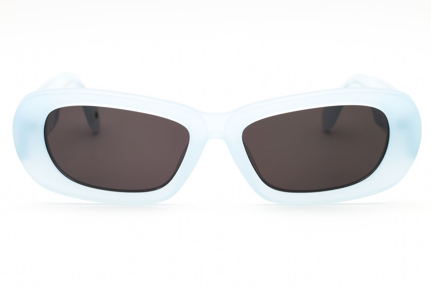 Palm Angels DANA - Light Blue, Plastic, Oval frame