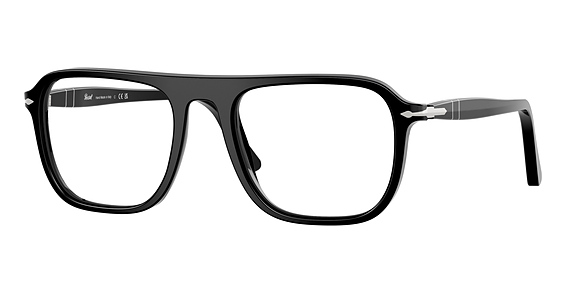Persol PO3359V JACQUES - Black, Plastic, Rectangle frame