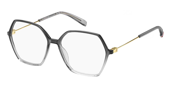 Tommy Hilfiger TH 2059 - Grey, Plastic, Geometric frame