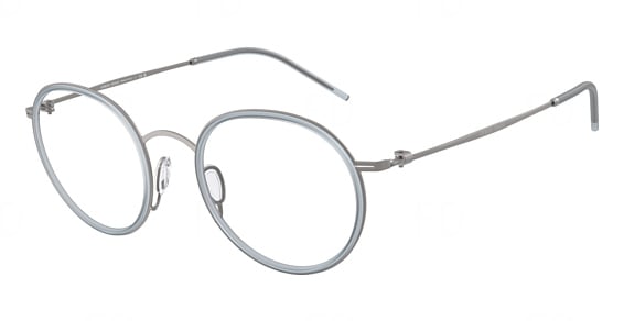 Giorgio Armani AR5155 - Matte Gunmetal, Metal, Round frame