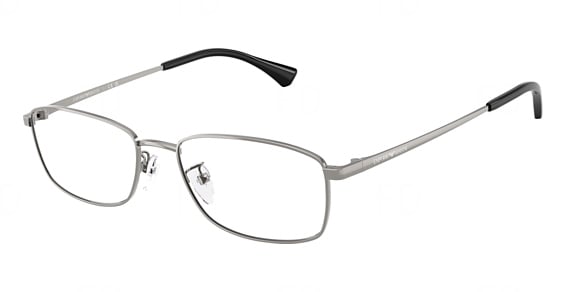 Emporio Armani EA1169D - Shiny Gunmetal, Metal, Rectangle frame