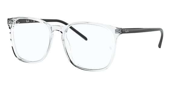 Ray-Ban RX5387 - Transparent, Plastic, Round frame