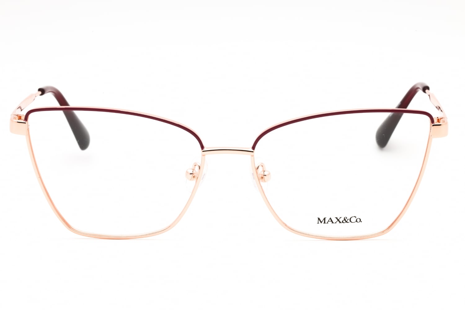 Max & Co MO5035 - Pink Gold, Metal, Cat Eye frame