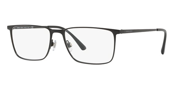 Giorgio Armani AR5080 - Matte Black, Metal, Rectangle frame