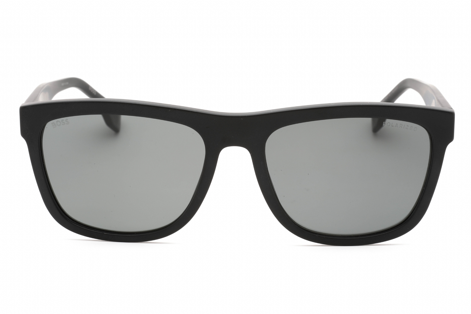 Hugo Boss BOSS 1439/S - Matte Black, Plastic, Rectangle frame