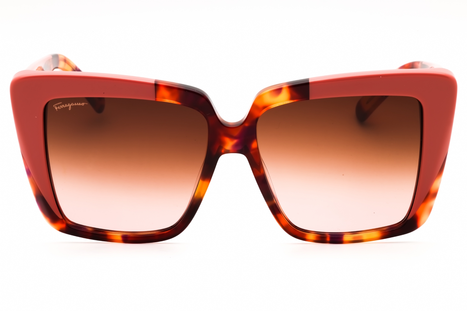 Salvatore Ferragamo SF1060S - RED Tortoise/rose, Acetate, Mixed Shapes frame