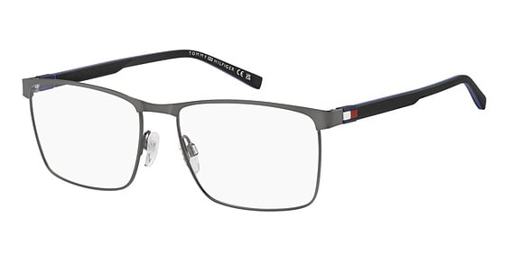 Tommy Hilfiger TH 2278 - Matte Dark Ruthenium, Stainless Steel, Rectangle frame