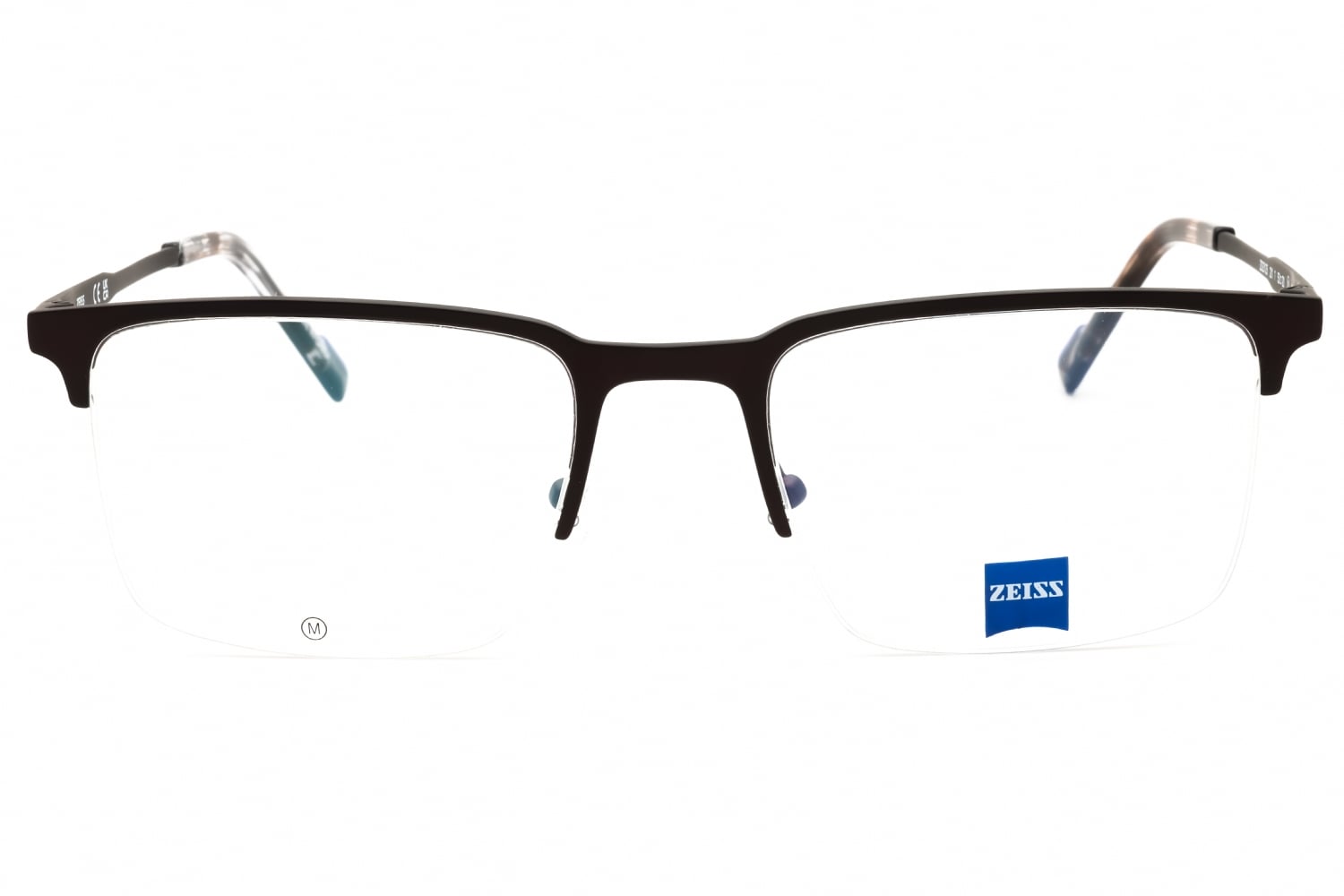 Zeiss ZS23125 - Satin Dark Brown, Metal, Rectangle frame