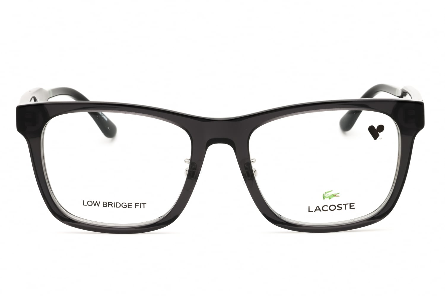 Lacoste L2994LB - Transparent Dark Grey, Acetate, Rectangle frame