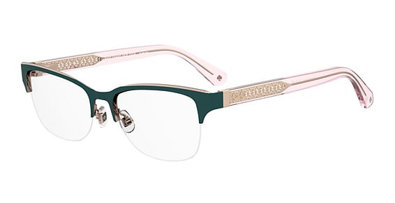 Kate Spade KS Marni 3/G - Green, Stainless Steel, Rectangle frame