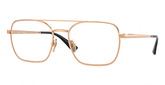 Vogue VO4372 - Rose Gold, Metal, Mixed Shapes frame