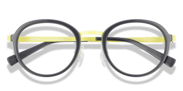 KITS Quinn - Lime/Grey, Mixed Materials, Round frame