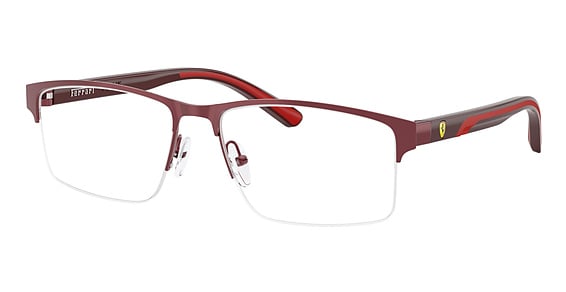 FERRARI FZ7015 - Red Bordeaux, Metal, Rectangle frame