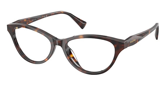 Ralph RA7197U - Dark Brown Havana, Plastic, Cat Eye frame