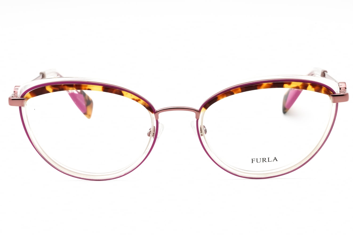 Furla VFU357 - Burgundy, Metal, Oval frame