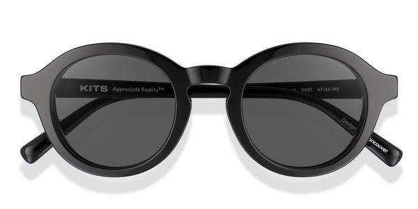 KITS Orson Sun - Black, Acetate, Round frame