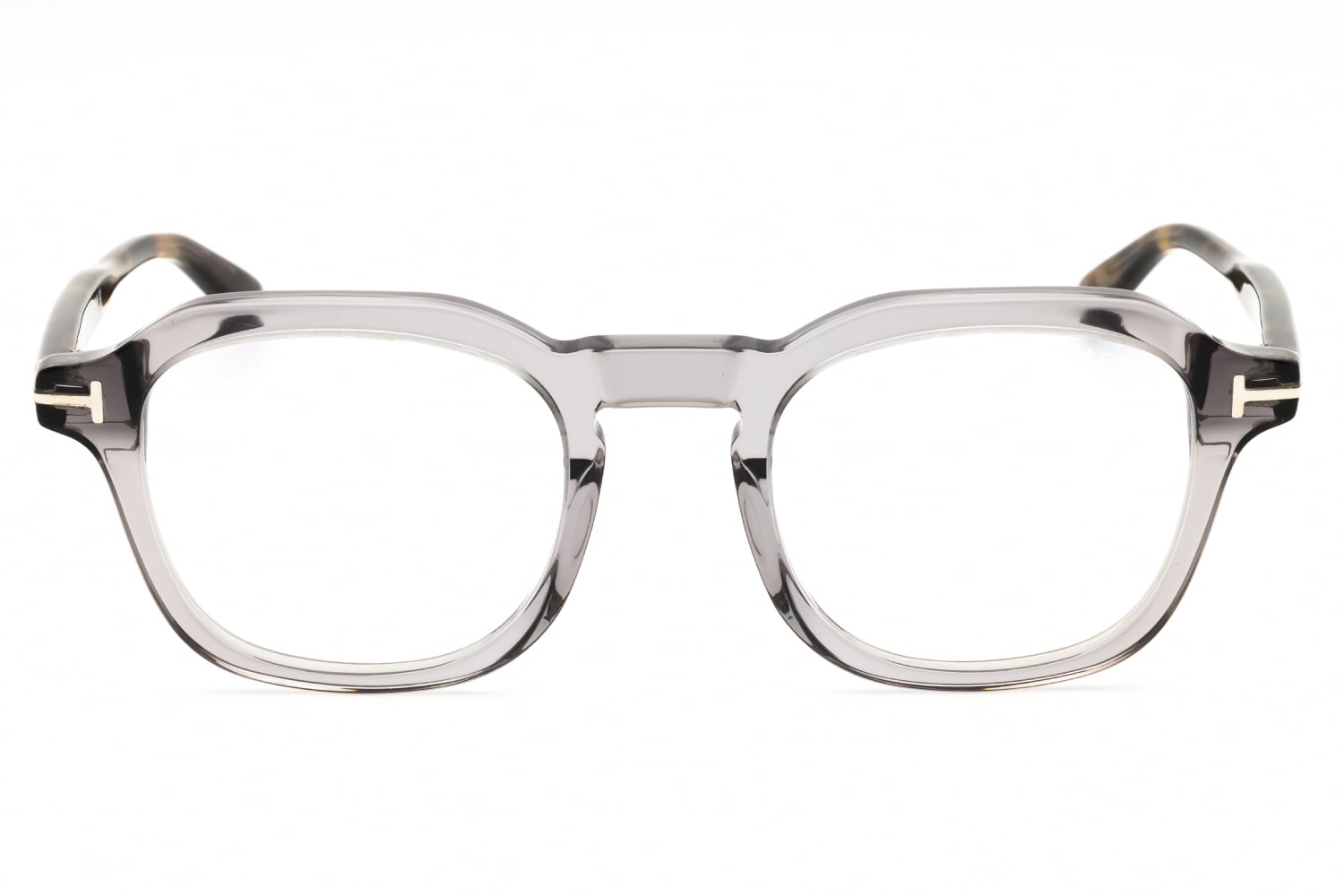 Tom Ford FT5836-B - Grey/other/clear, Acetate, Round frame