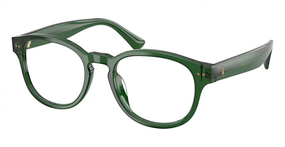 Polo PH2318U - Shiny Transp. Dark Green, Plastic, Mixed Shapes frame