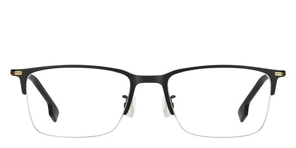 Hugo Boss Boss 1616/F - Matte Black Gold, Stainless Steel, Rectangle frame