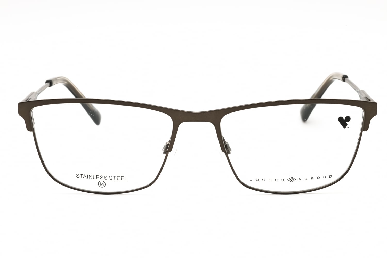 Joseph Abboud JA4105 - Gunmetal, Metal, Rectangle frame