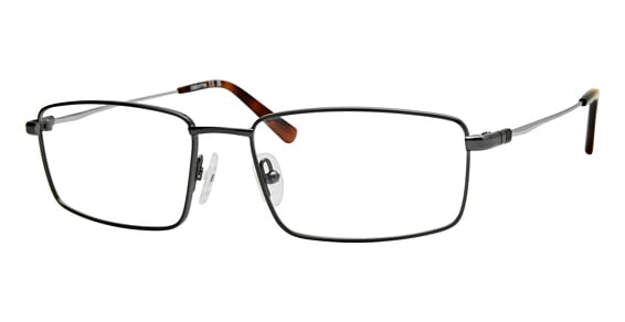 Liz Claiborne CB 277 - Mt Gry Bl, Metal, Rectangle frame